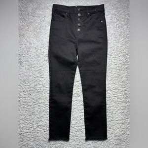 Abercrombie and Fitch Jeans Womens 27 Skinny Ankle High Rise Exposed Button Fly